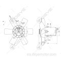 811959455R Ventiladores de radiador eléctricos para VW 80